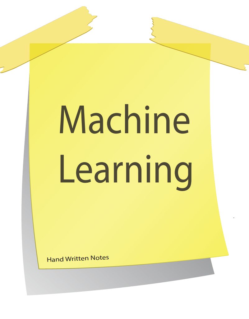 Machine Learning hand written notes